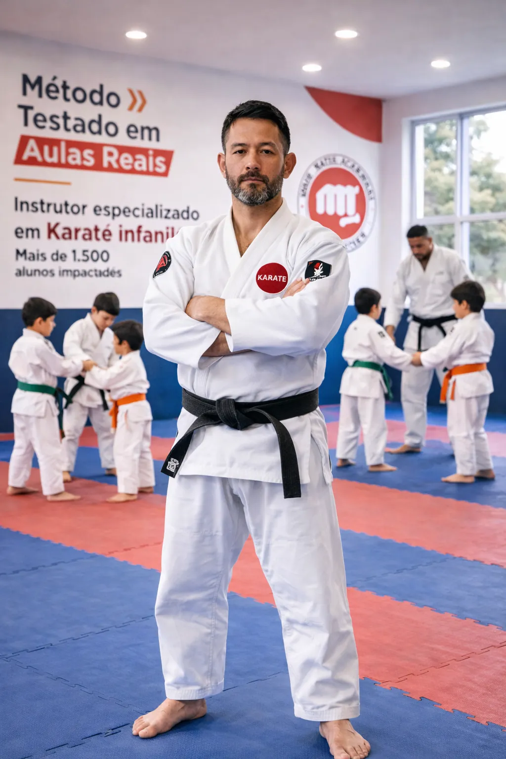 Instrutor especializado em Karatê Infantil